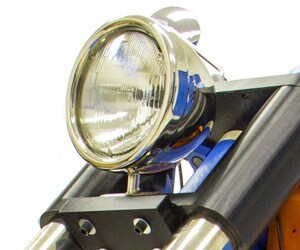 Faro delantero de la motocicleta 3D de TE